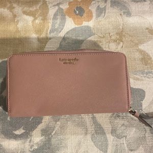 Blush Kate Spade wallet like new